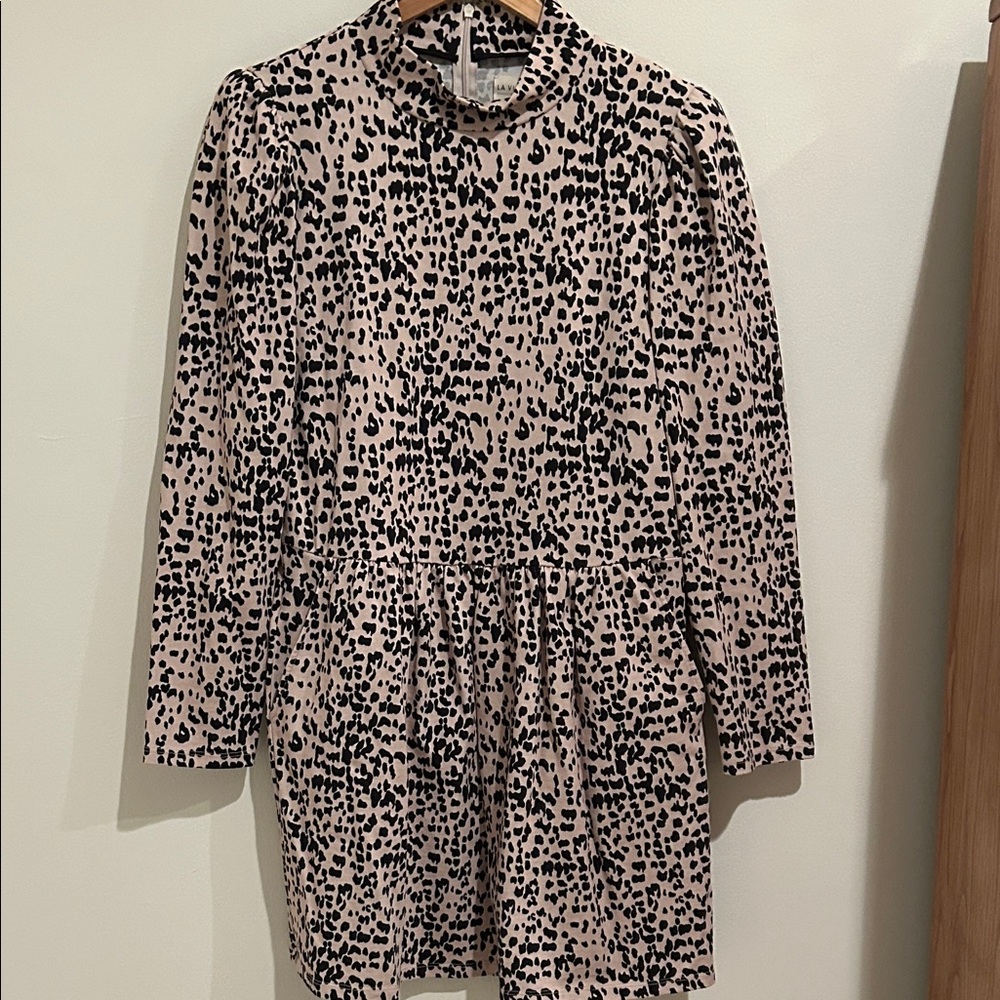 Rebecca Taylor Animal Print Dress